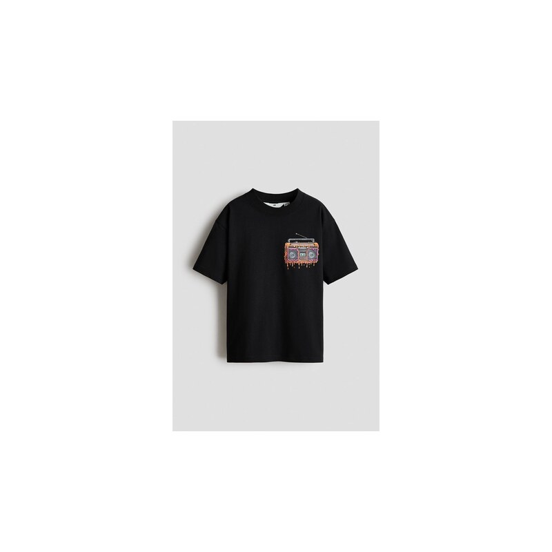 H&M - Tričkos potiskem - Černá/Garfield