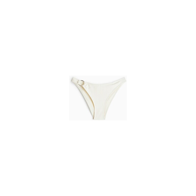H&M - Bikinové kalhotky Cheeky - Krémová