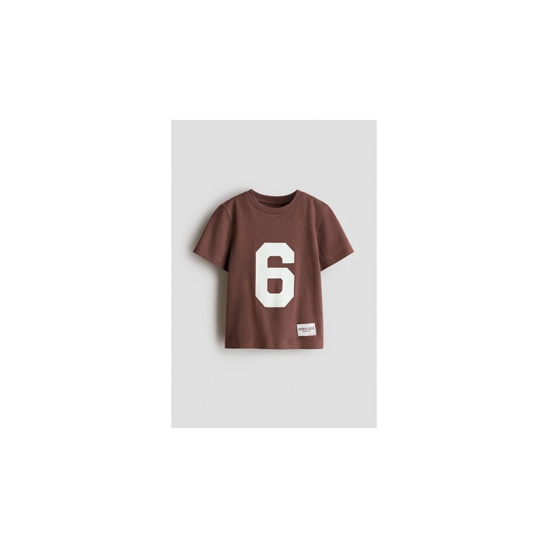 H&M - Tričkos potiskem - Hnědá/6