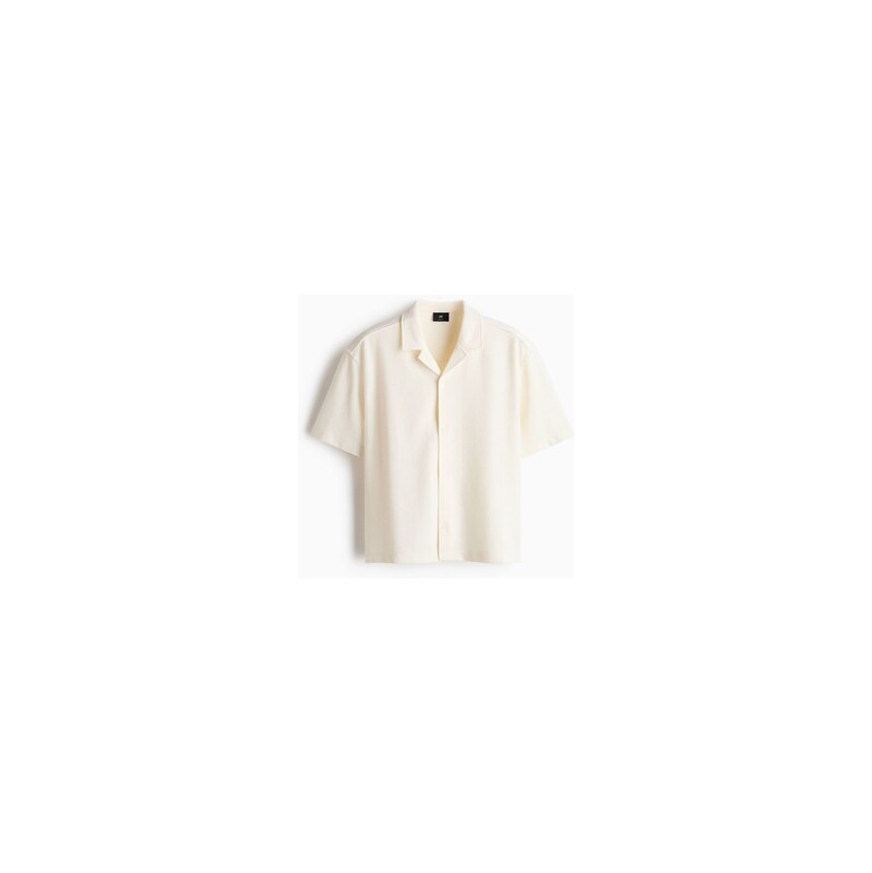 H&M - Košile resort Relaxed Fit - Krémová