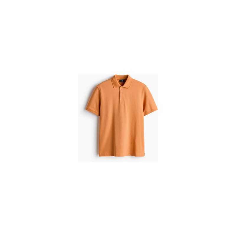 H&M - Tops límečkem Regular Fit - Oranžová