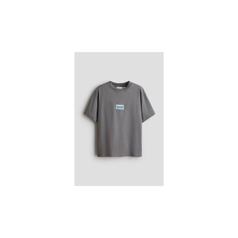 H&M - Tričkos potiskem - Šedá/Fortnite