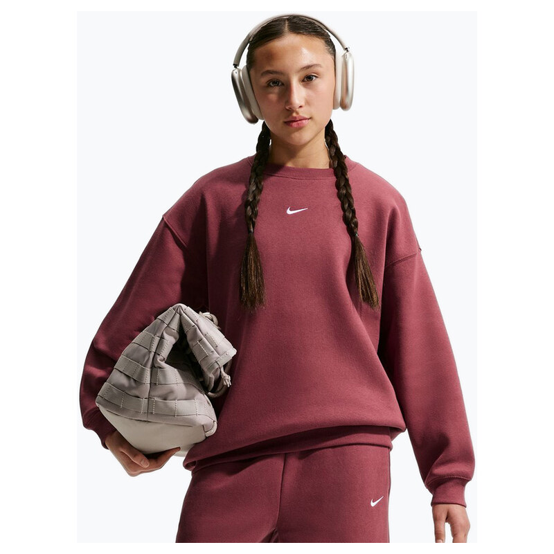 Dětská mikina Nike Sportswear Studio pink smoke/white
