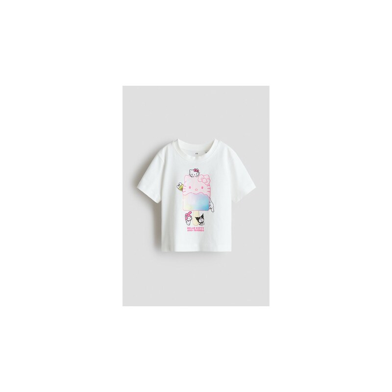 H&M - Tričkos potiskem - Bílá/Sanrio