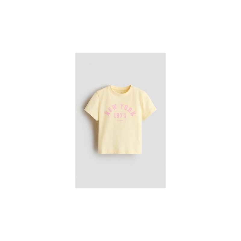 H&M - Tričkos potiskem - Žlutá/New York