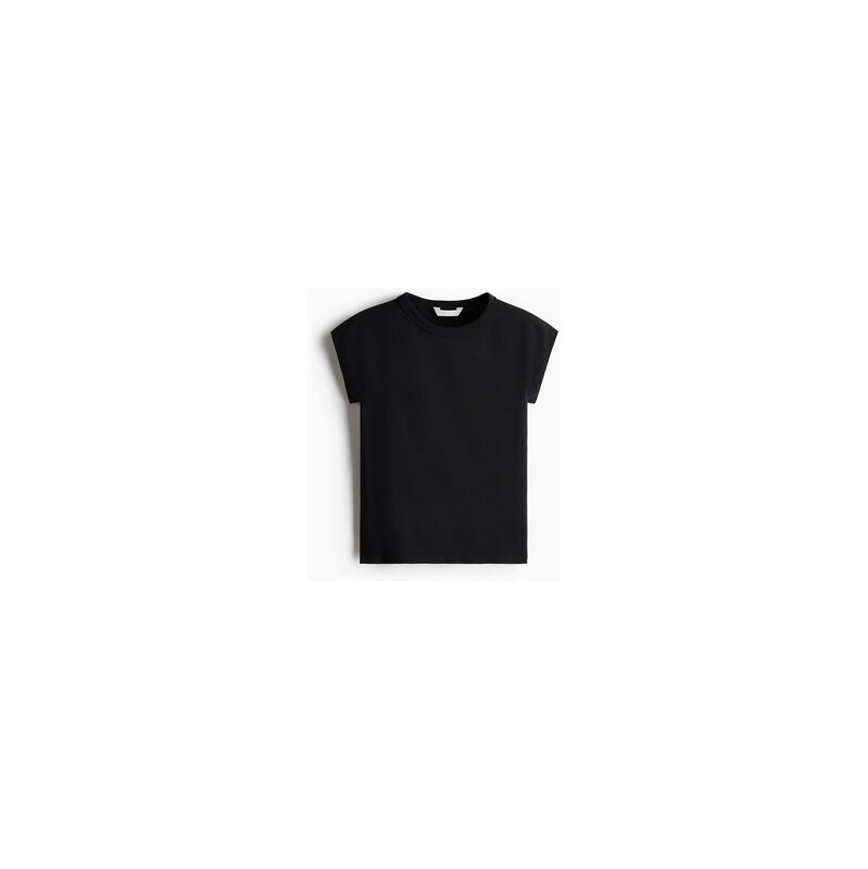 H&M - Tričkos raglánovým rukávem - Černá