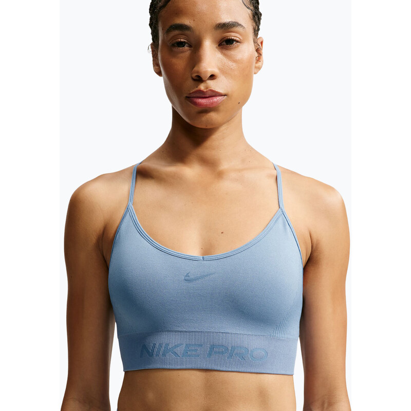 Sportovní podprsenka Nike Pro Seamless work blue