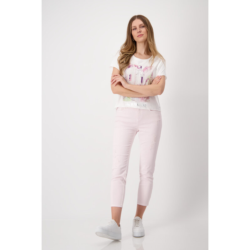 Monari - kalhoty 408985 růžová