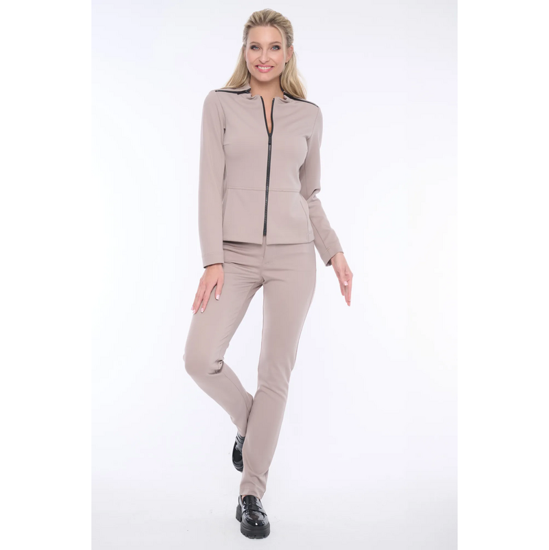 Infinite - kalhoty 454-790 taupe