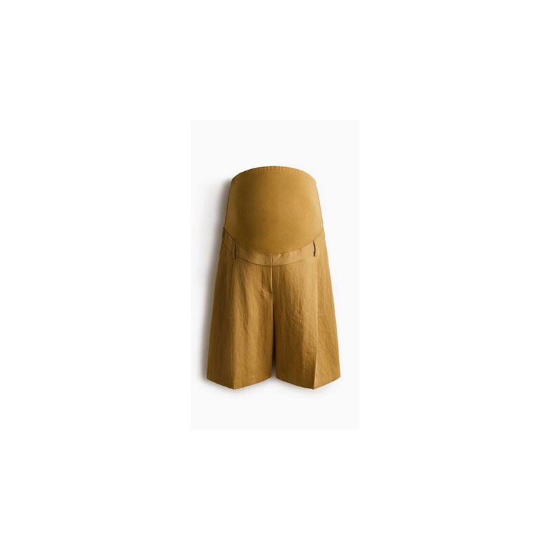 H&M - MAMA Bermudy - Hořčičně Žlutá