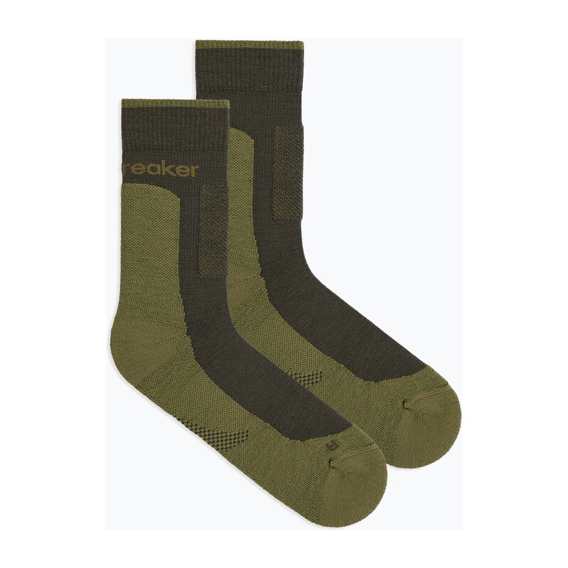Pánské ponožky Icebreaker Merino Hike+ Medium Crew dark loden/sphagnum 116820450