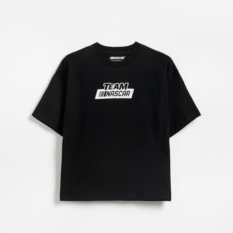 Reserved - Oversized tričko Nascar - černý
