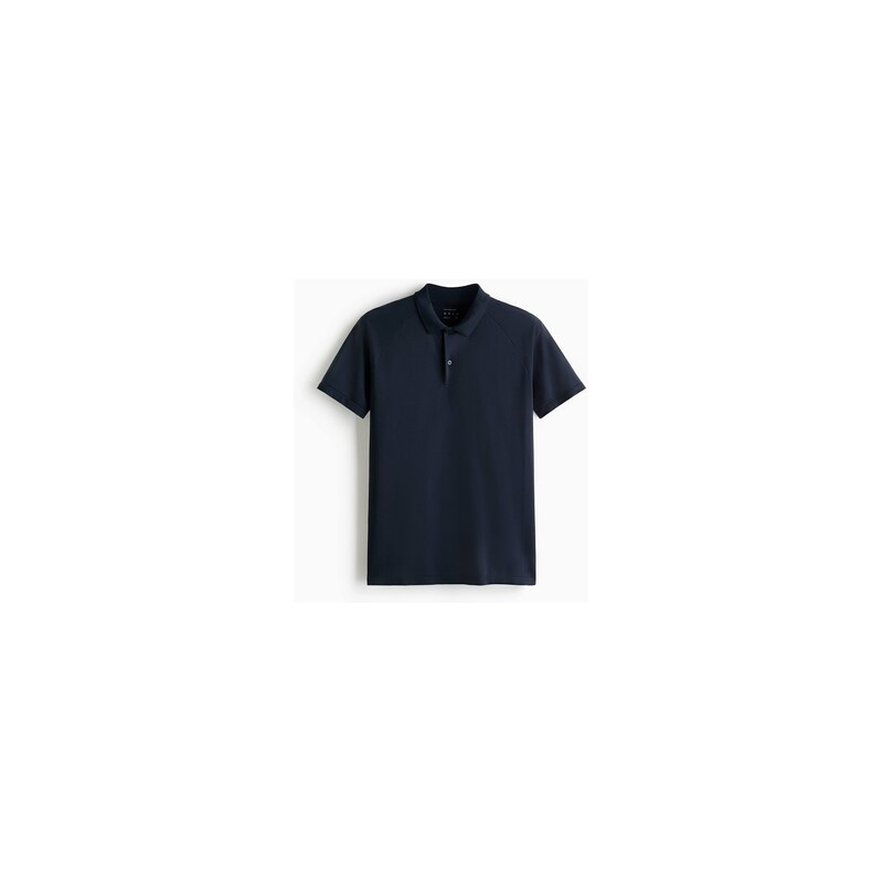 H&M - Tenisové tričko DryMove Regular Fit - Námořnická Modř