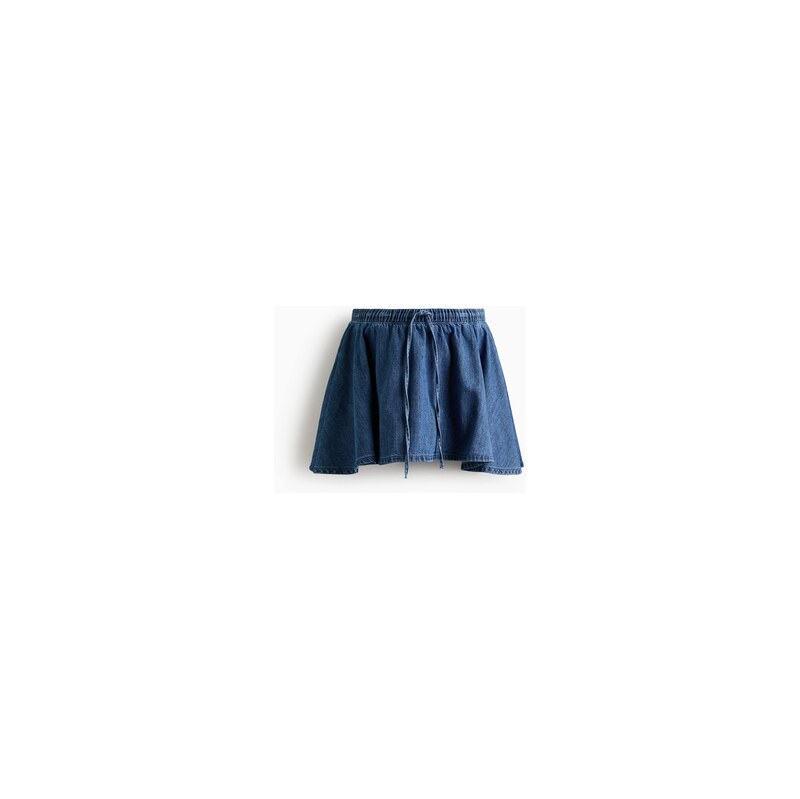 H&M - MAMA Šortková sukně ze směsi bavlny Flared - Denim Blue
