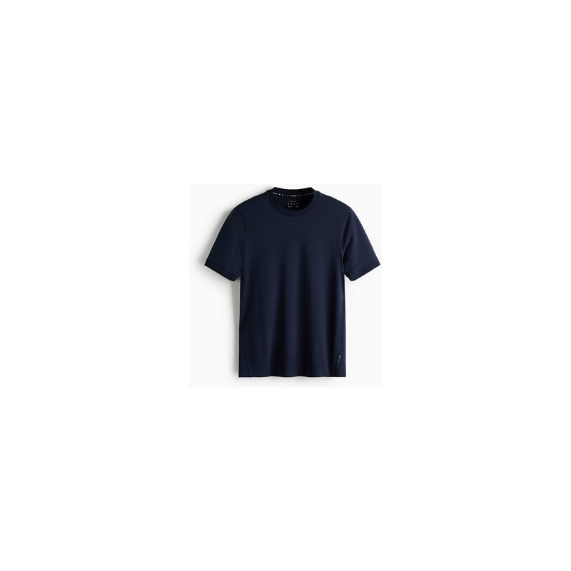 H&M - Tenisové tričko DryMove Regular Fit - Námořnická Modř