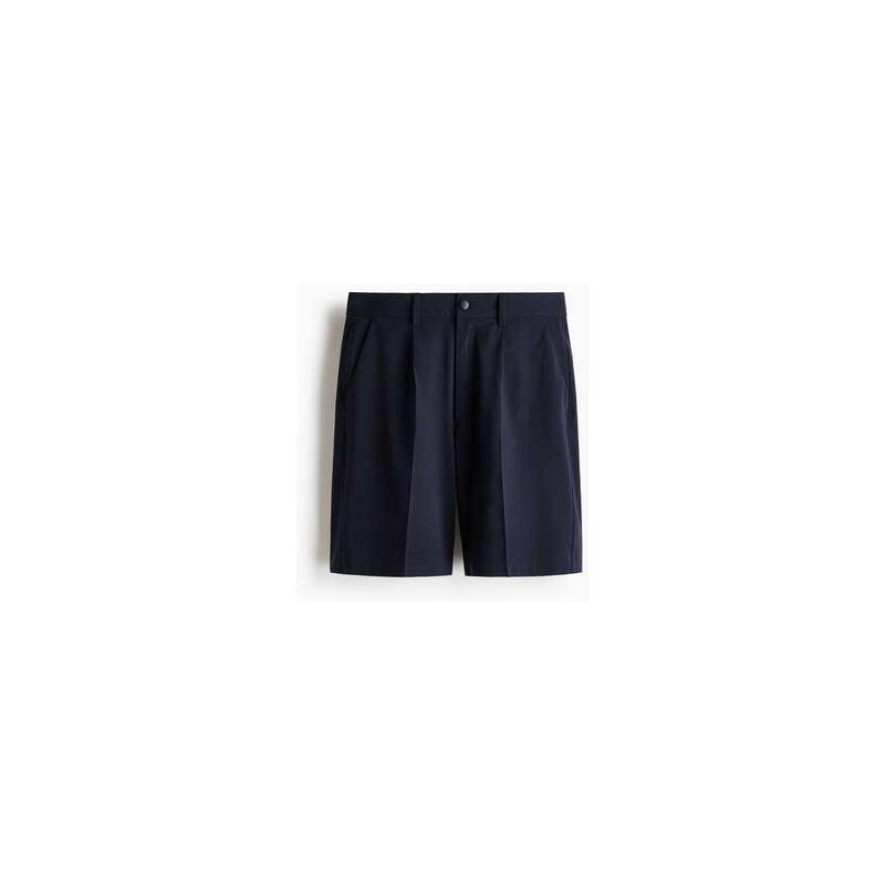 H&M - Šortky Four-way Stretch Loose Fit - Námořnická Modř