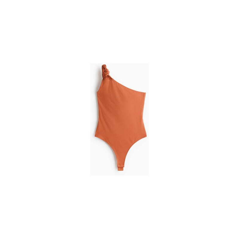 H&M - Body thongs odhaleným ramenem - Oranžová