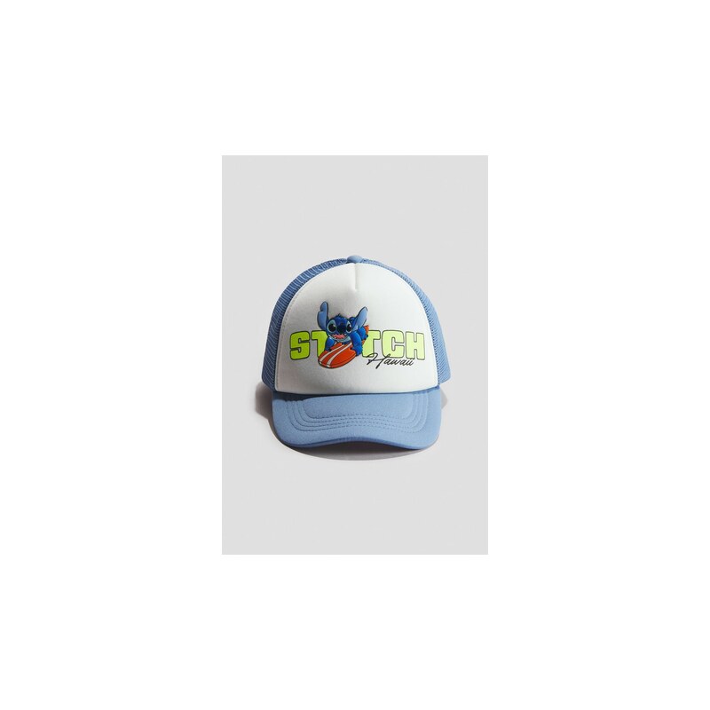 H&M - Kšiltovka trucker - Tlumená Modrá/Lilo & Stitch