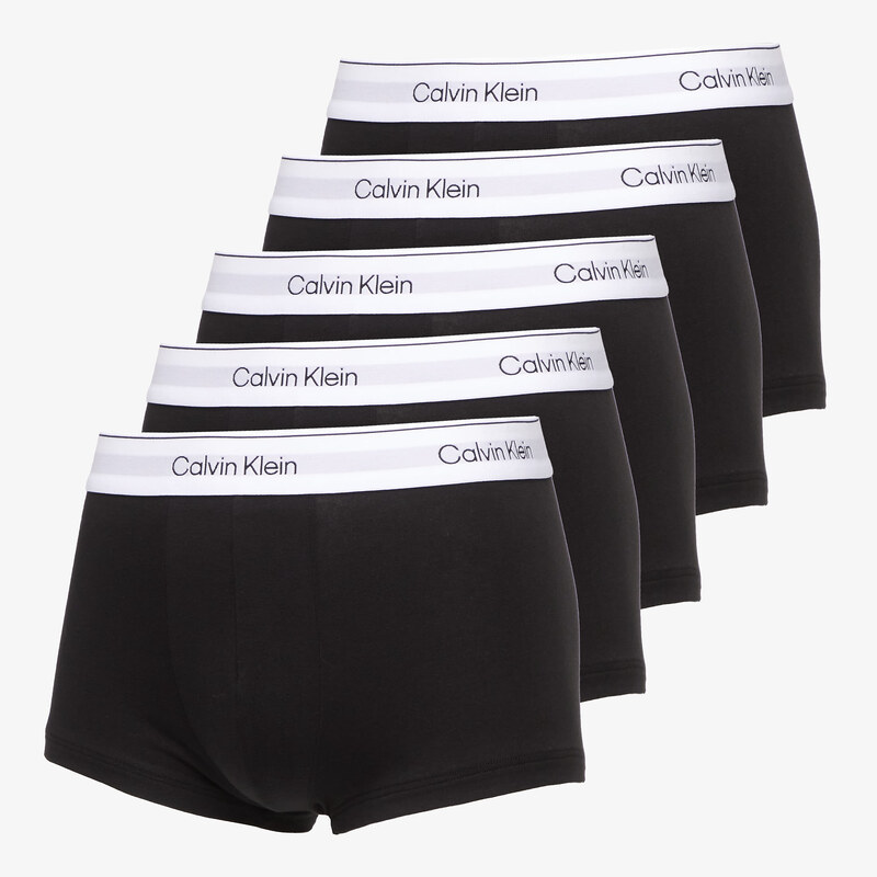 Boxerky Calvin Klein Low Rise Trunk 5-Pack Black S