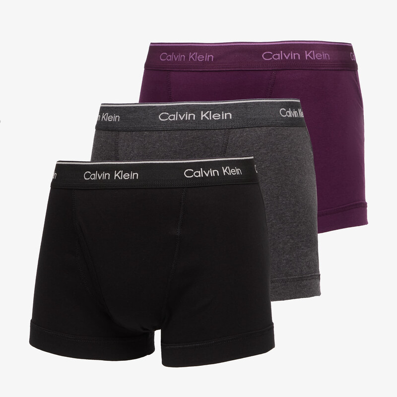 Boxerky Calvin Klein Trunk 3-Pack Purple L