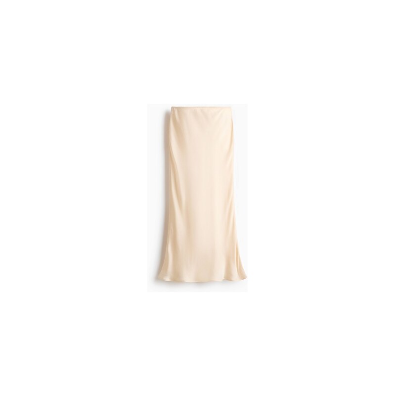 H&M - Sukně slip z viskózové směsi - Světle Béžová