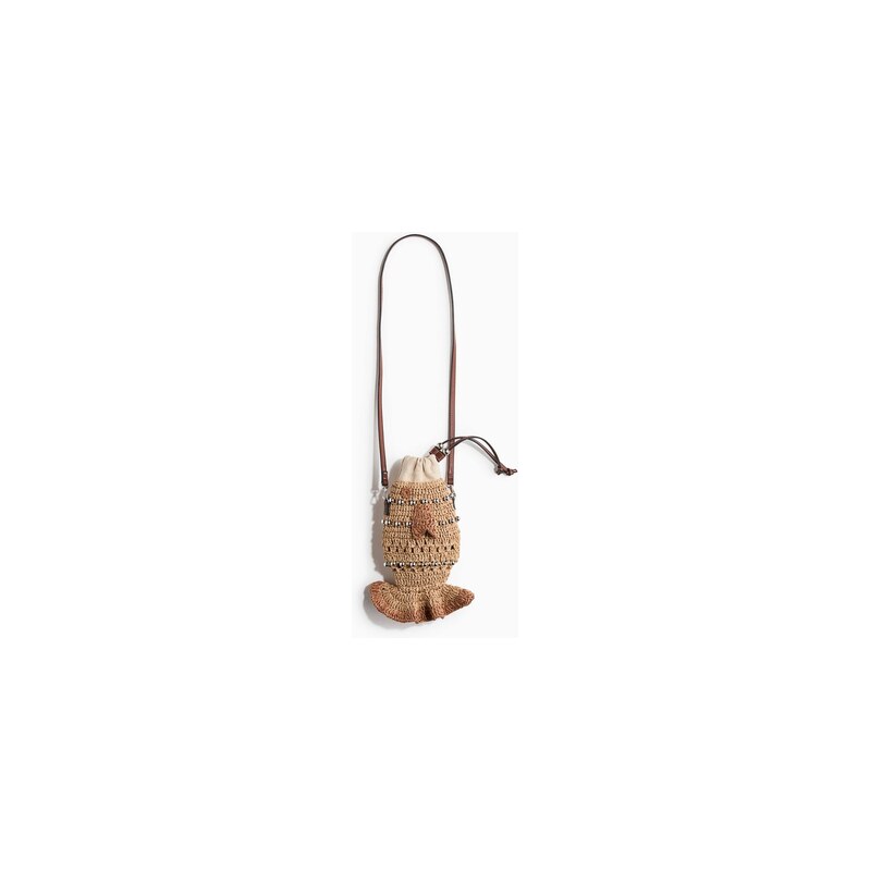 H&M - Taštička crossbody ve tvaru ryby - Béžová