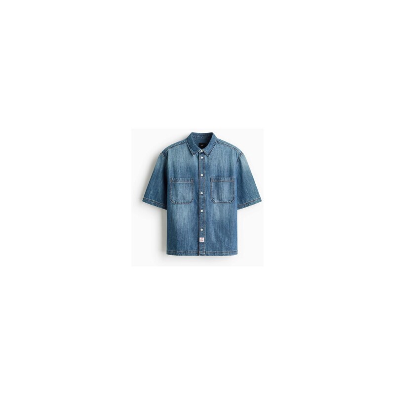 H&M - Džínová košile Relaxed Fit - Denim Blue