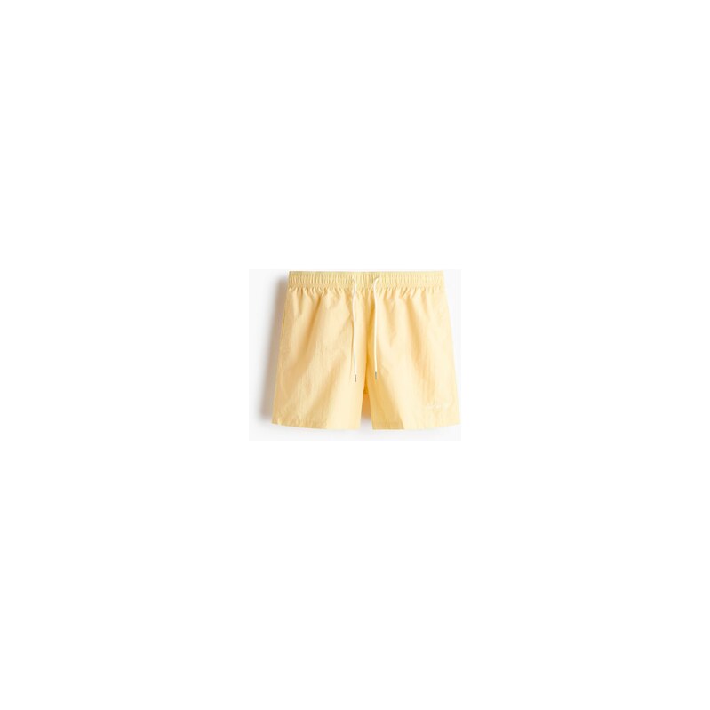 H&M - Šortky Relaxed Fit - Žlutá