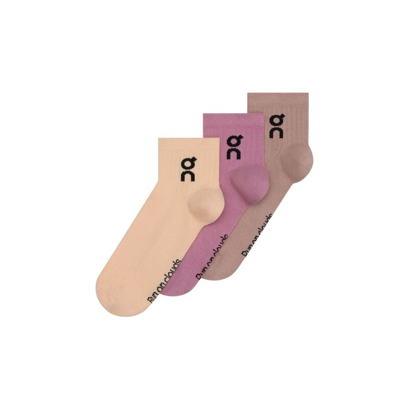 Unisex ponožky On Logo Sock Mid 3-pack