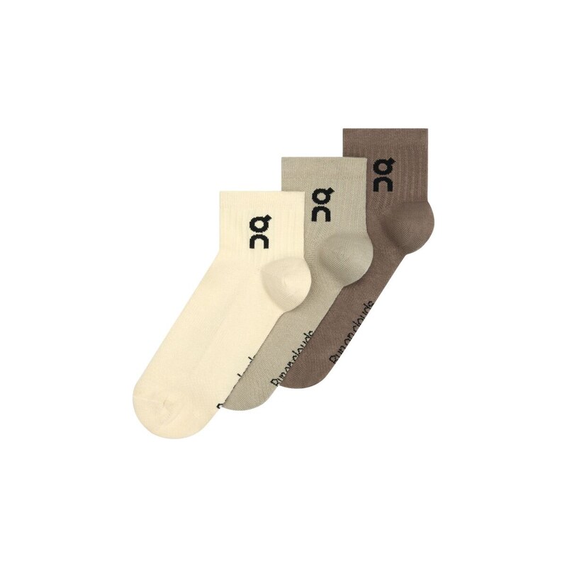 Unisex ponožky On Logo Sock Mid 3-pack