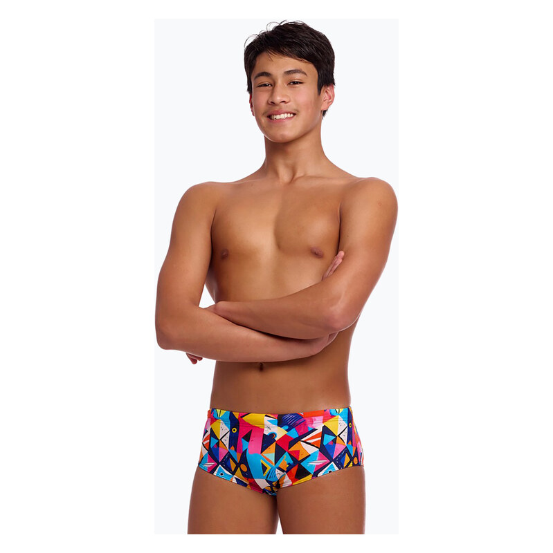 Dětské plavecké boxerky Funky Trunks Sidewinder Trunks broken