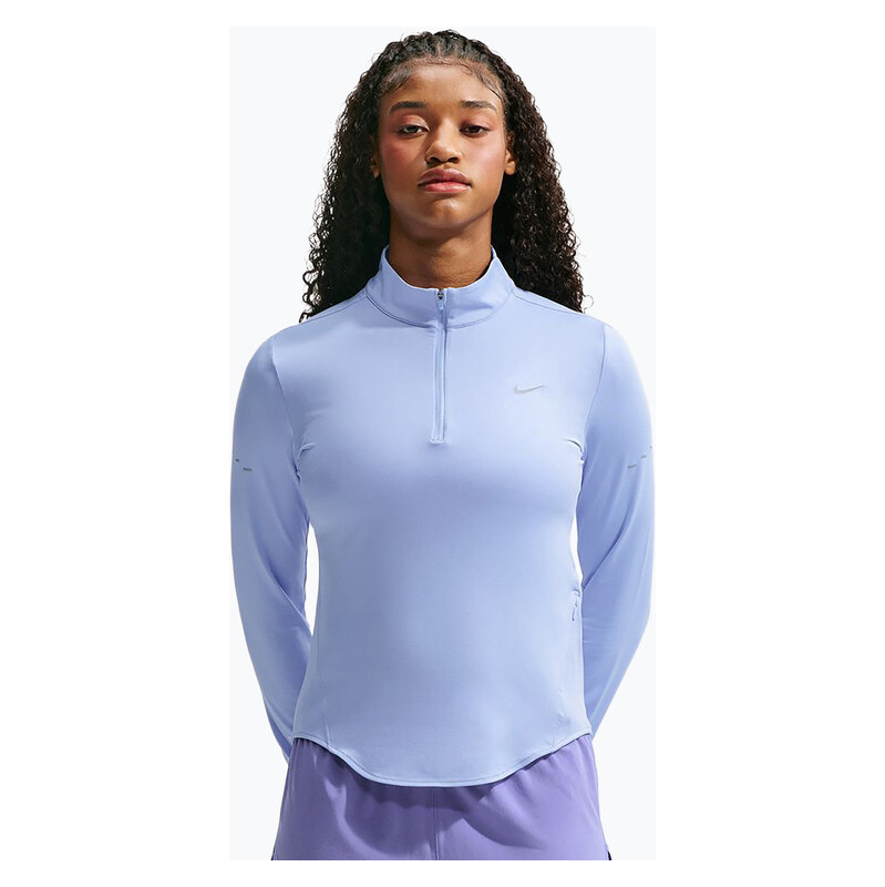 Dámská běžecká mikina Nike Swift Dri-FIT UV 1/4-Zip aluminum