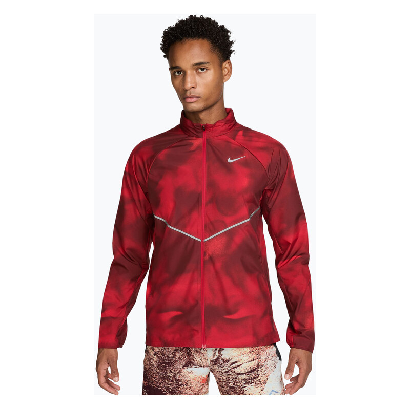 Pánská běžecká bunda Nike Miler light crimson/tough red