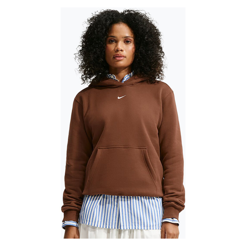 Dámská mikina Nike Studio Fleece cacao wow/sail