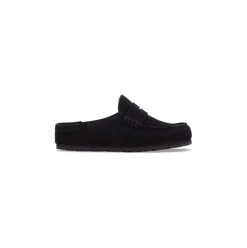 Birkenstock pantofle nazouváky dámské semišové Naples Wrapped