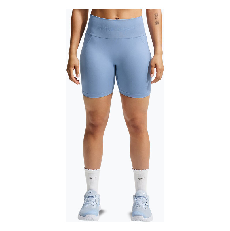 Dámské tréninkové šortky Nike Pro Seamless work blue
