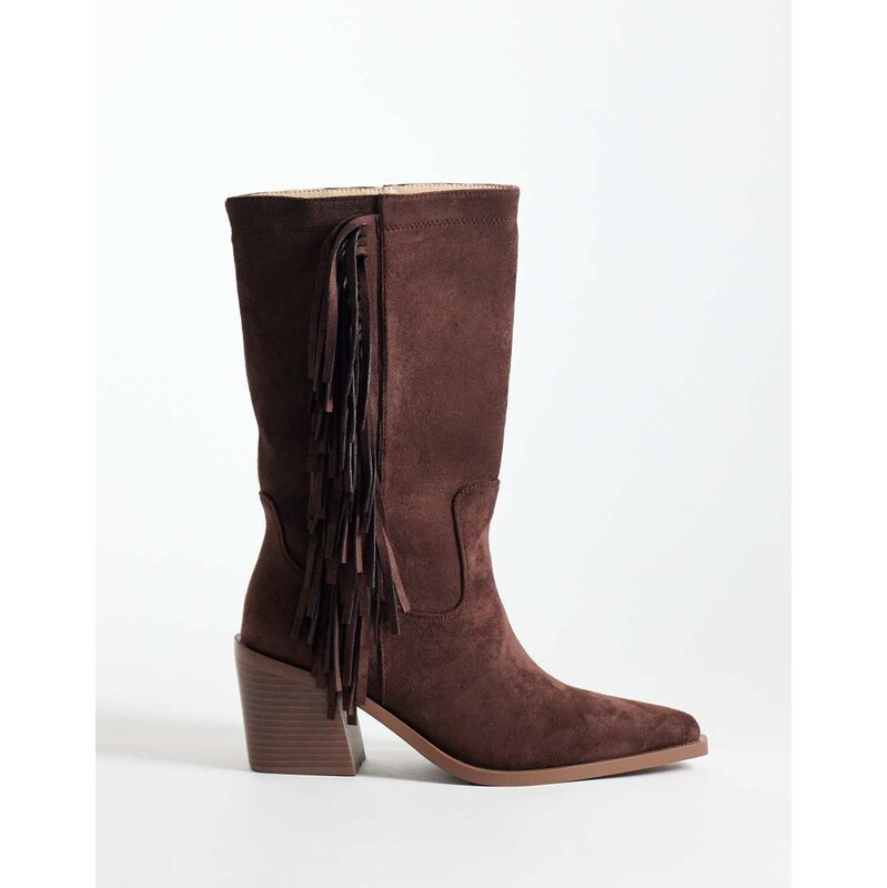 SIMMI Shoes Simmi London Tevy western mid ankle boots with