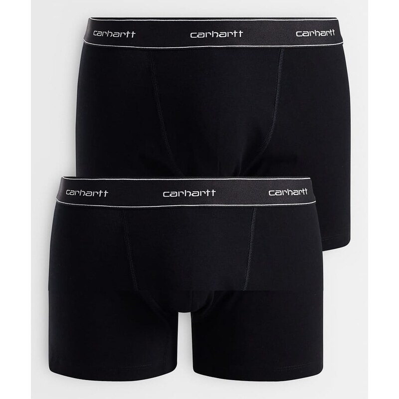 Carhartt WIP cotton 2 pack boxers in black