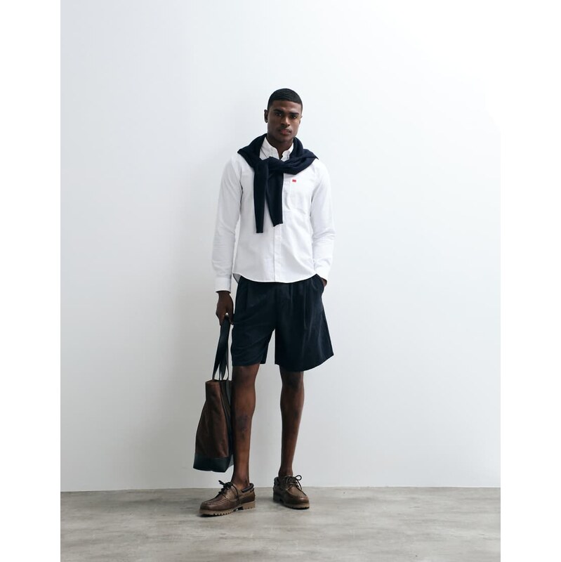 HUGO Red Evito slim fit shirt in white