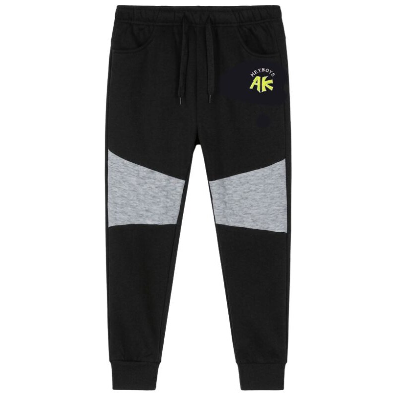 DĚTSKÉ TEPLEJŠÍ TEPLÁKY černé Kugo FV0291