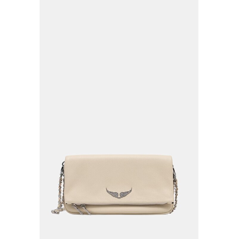 Zadig&Voltaire taška dámská kožená ROCK GRAINED LEATHER