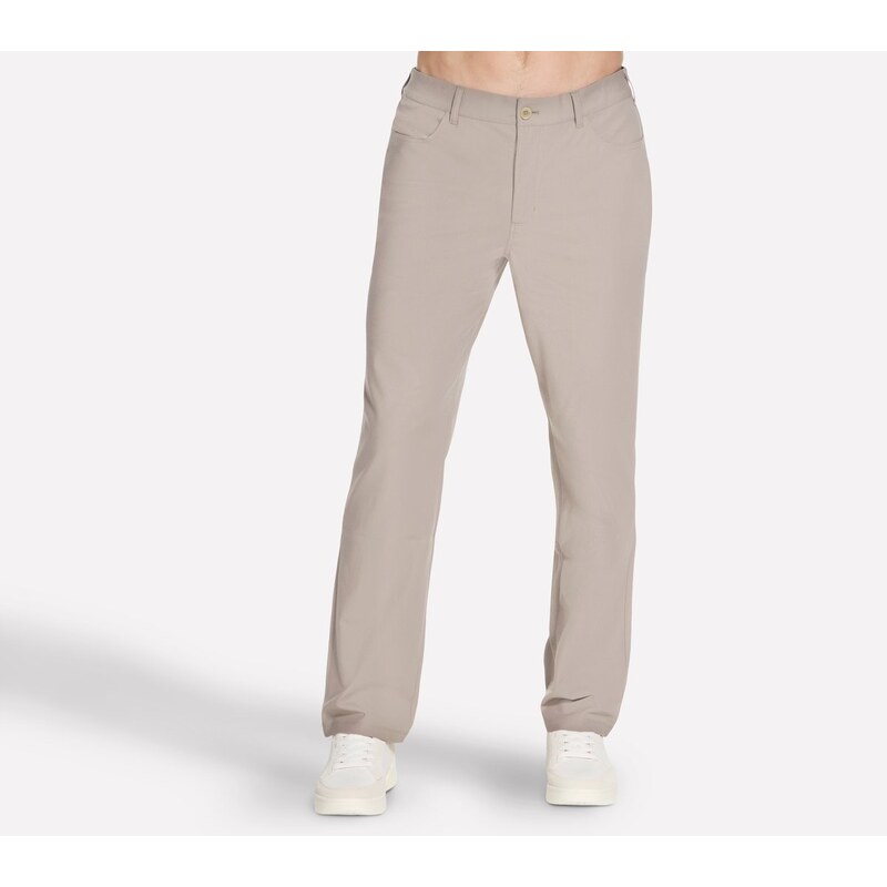 Skechers Muži Premium 5 Pocket kalhoty Classic v Světle Šedá