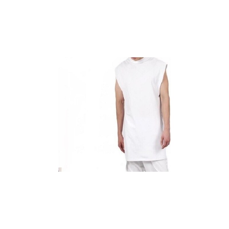IP by Paris Pánské prodloužené tričko bílé, Barva bílá, Velikost L