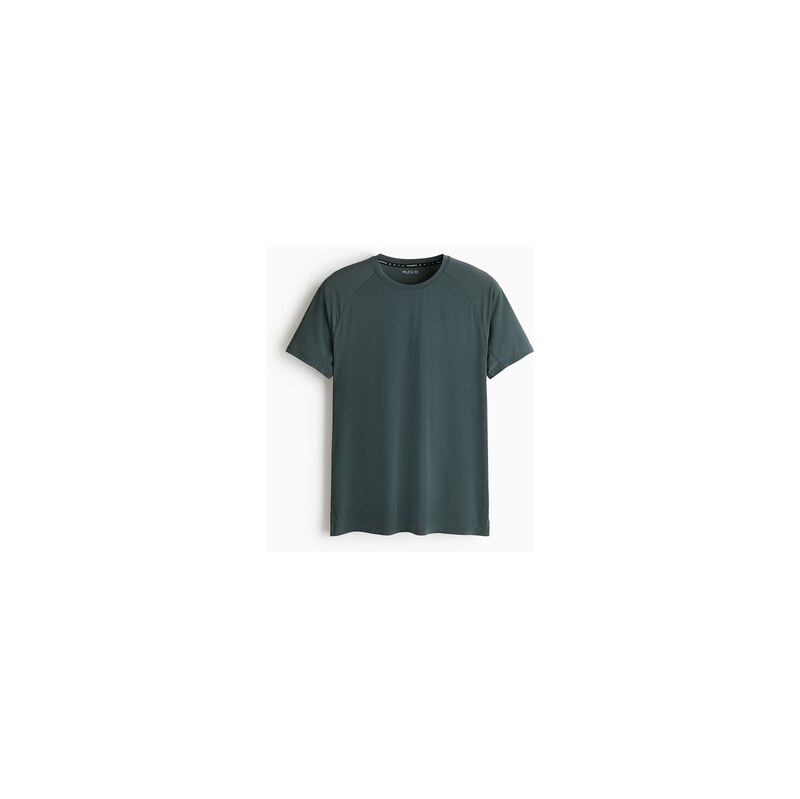 H&M - Sportovní tričko CoolMove Muscle Fit - Borovicově Zelená