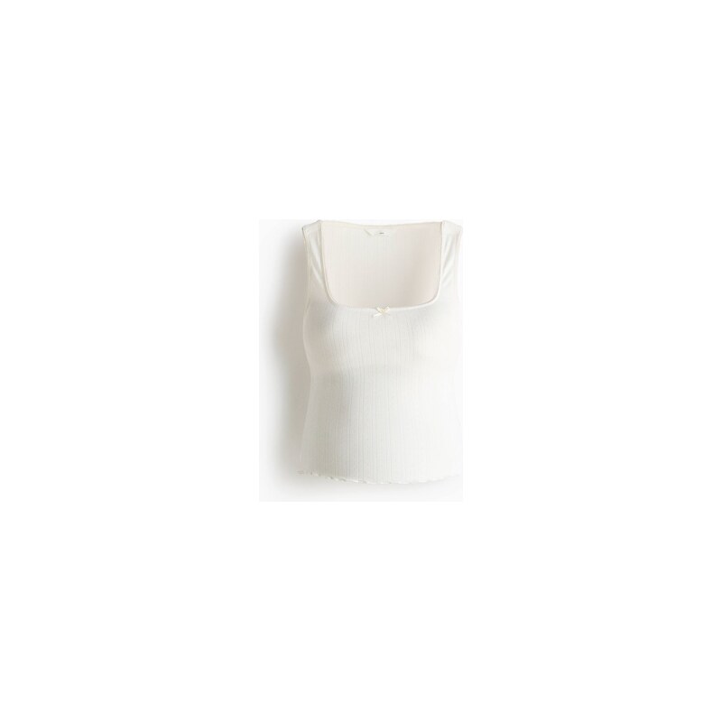 H&M - MAMA Top na kojení - Slonovinová