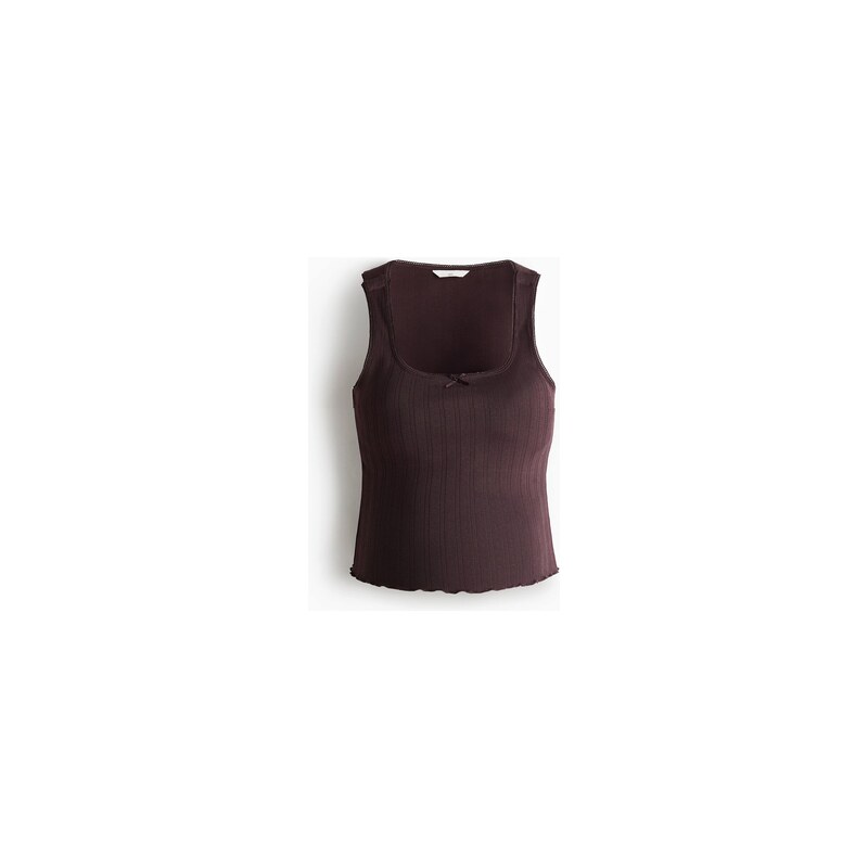 H&M - MAMA Top na kojení - Tmavě Hnědá