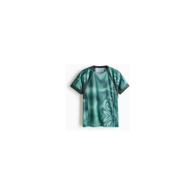 H&M - Fotbalové tričko DryMove Regular Fit - Borovicově Zelená