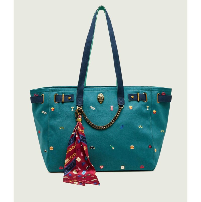 Kurt Geiger Kabelka shopper + šátek The Sloane