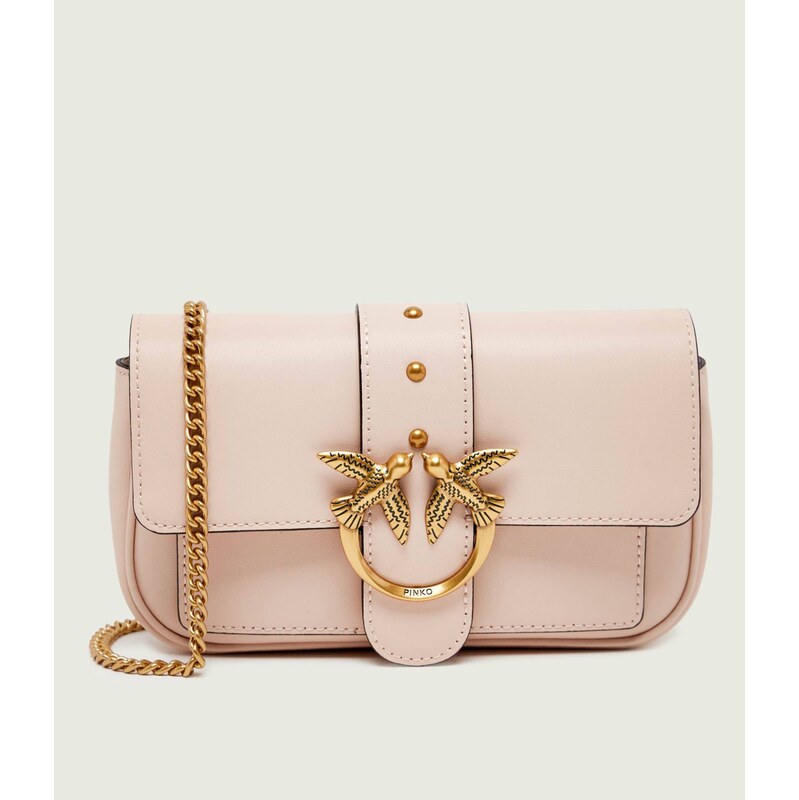 Pinko Kožená crossbody kabelka/psaníčko Love One Pocket C
