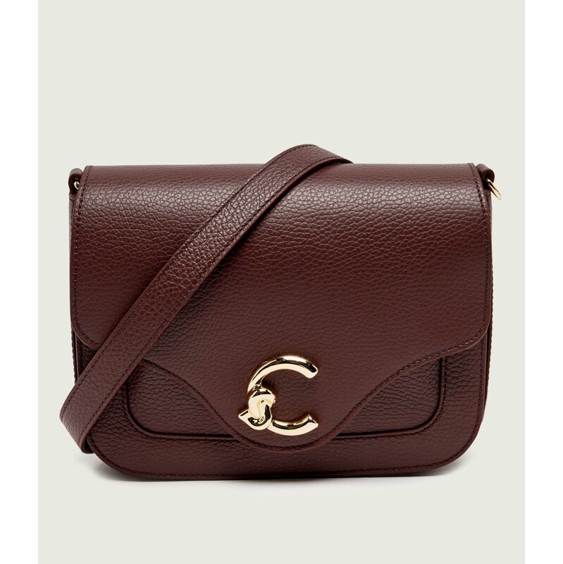 Coccinelle Kožená crossbody kabelka Coccinelle C-Me